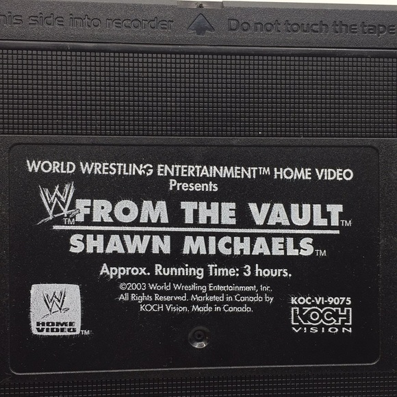 WWE From The Vault Shawn Michaels VHS Wrestling Home Video 2003 - Picture 6 of 9